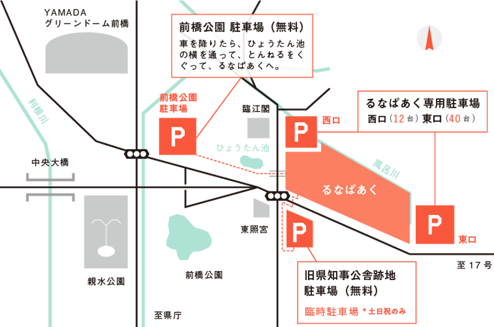 るなぱあく駐車場